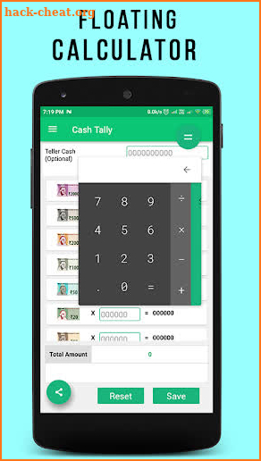 Cash Tally - Bank Note Counter screenshot