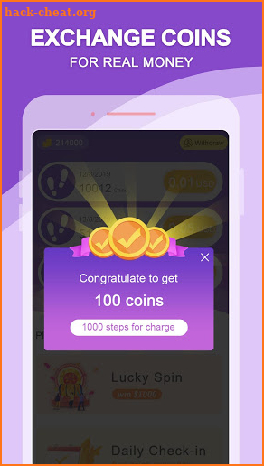 Cash Walking - Earn reward every step screenshot