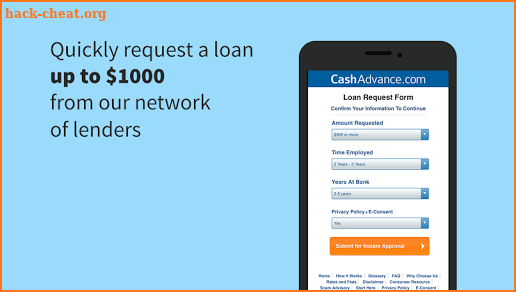 CashAdvance Mobile screenshot