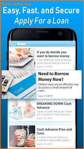 Cashalo Go - Online Payday loans info app screenshot