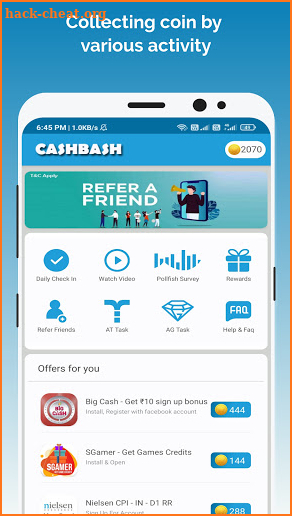 Cashbash - Get Games Credits screenshot