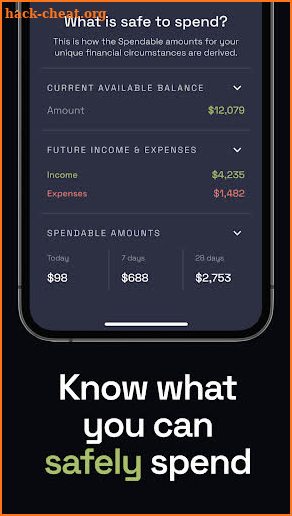 Cashews Expense Budget Tracker screenshot