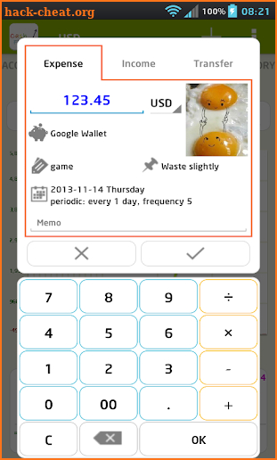 CashFlow+(pro) expense manager screenshot