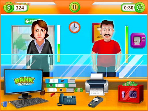 Cashier Games: Bank Manager Cash Register Game screenshot