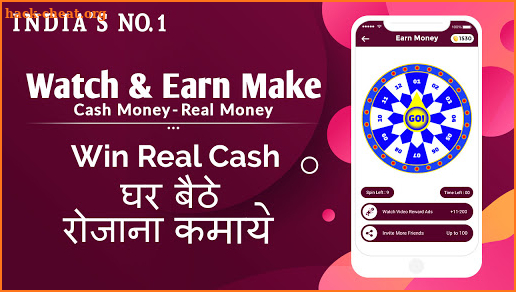 CashMoney : Watch Video & Win Money, Daily Reward screenshot