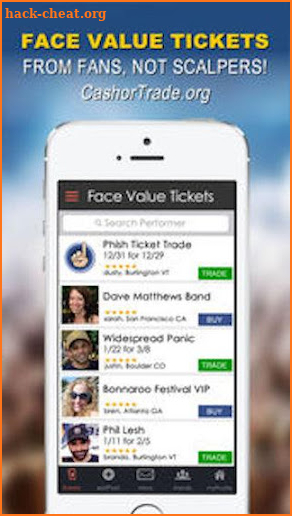 CashorTrade - Face Value Tickets screenshot