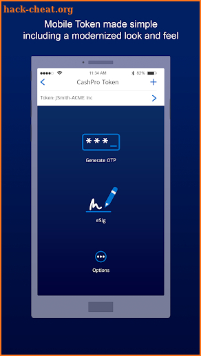 CashPro® + Token screenshot