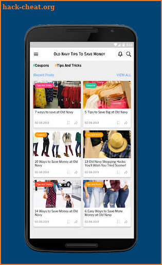 CashTips - Old Navy Tips To Save Money On Shopping screenshot