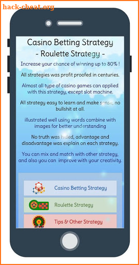 Casino Betting Strategy screenshot