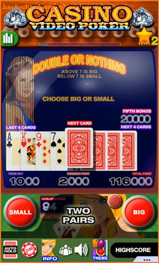 Casino Video Poker Deluxe VIP screenshot