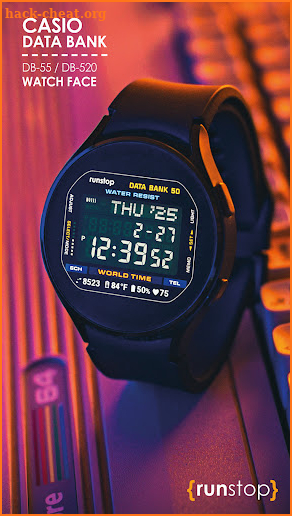 CASIO Data Bank Watch Face 2.0 screenshot