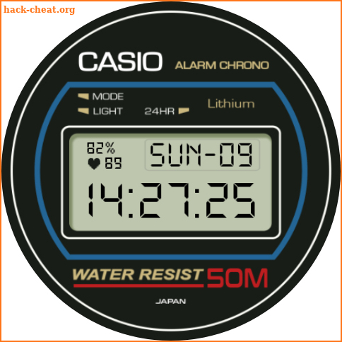 Casio Digital watch face screenshot