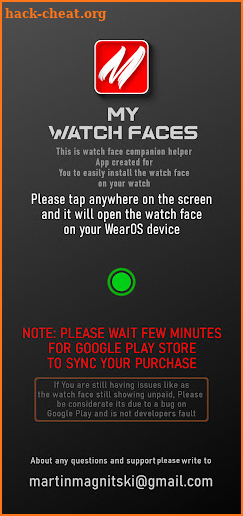 Casio G-Shock Watch face screenshot