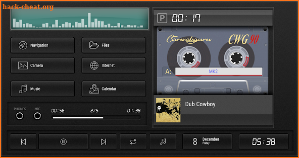 Cassette - theme for CarWebGuru launcher screenshot