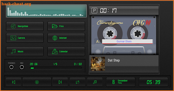 Cassette - theme for CarWebGuru launcher screenshot