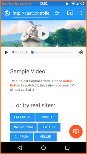 Cast Controller | Videos to TV screenshot