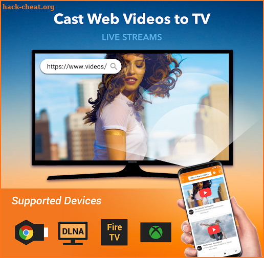 Cast Web Video: cast web browser to tv, Chromecast screenshot