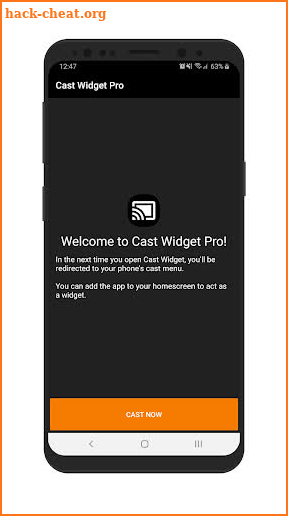 Cast Widget Pro screenshot
