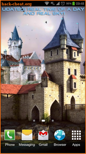 Castle 3D Pro live wallpaper screenshot