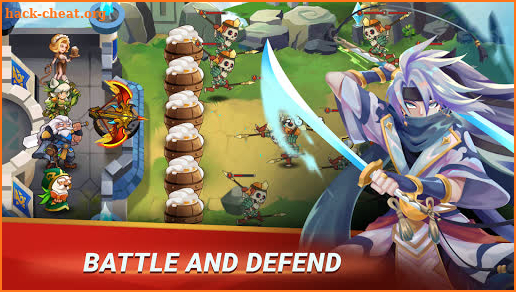 Castle Defender Premium: Hero Idle Defense TD screenshot