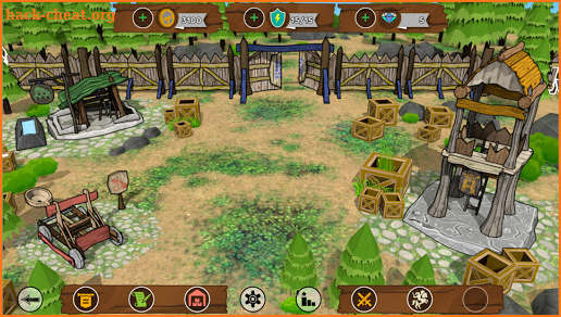 Castle Wars 3D: Card Fight screenshot