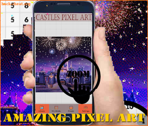 Castles Color By Number-Pixel Art screenshot