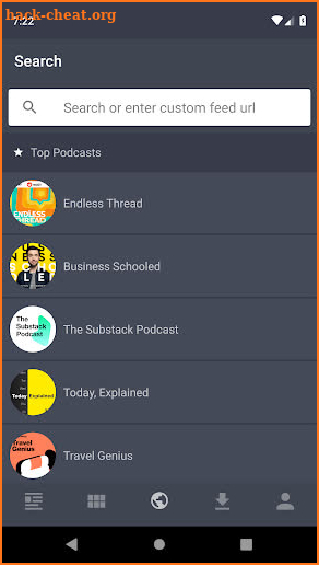 Castn - Podcast App screenshot