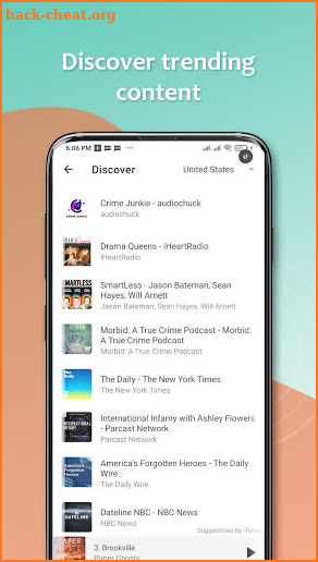 Castos - Radio, Music , Podcasts & Audiobooks FREE screenshot