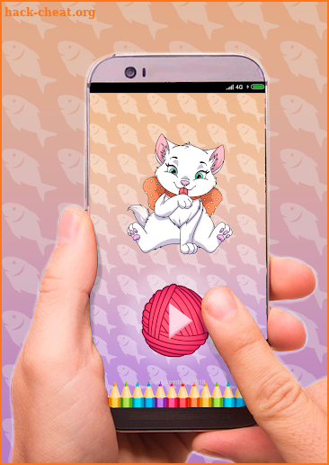 Cat Coloring Pages Game screenshot