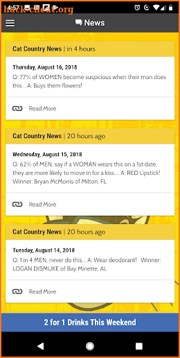 Cat Country 98.7 screenshot