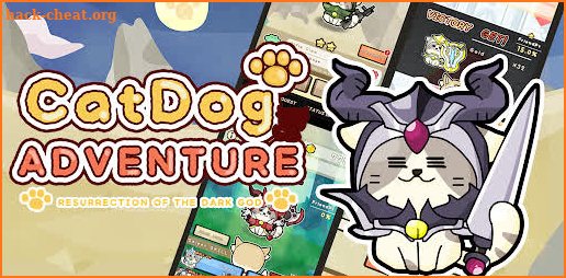 Cat Dog Adventure Casual RPG screenshot