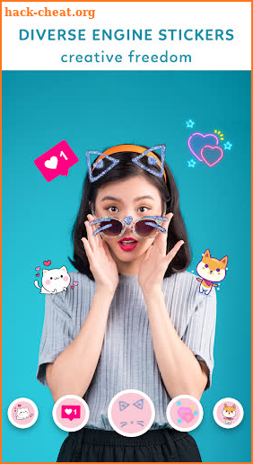 Cat Face - Sticker photo editor & Selfie stickers screenshot