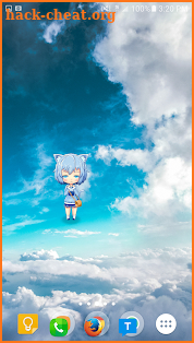 Cat Girl Anime Live Wallpaper screenshot