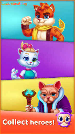 Cat Heroes: Puzzle Adventure screenshot