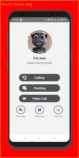 Cat Juan Talking Fake Call screenshot
