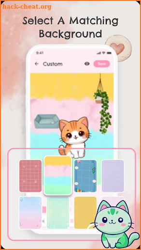 Cat Language: DIY Wallpaper screenshot