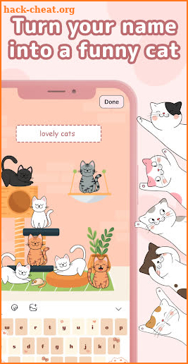 Cat Language Keyboard screenshot