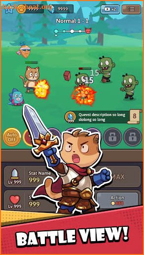 Cat Legend: Idle RPG War screenshot