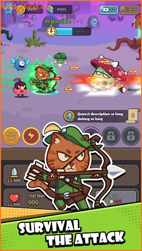 Cat Legend: Idle RPG War screenshot