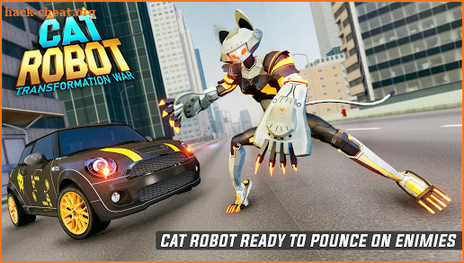 Cat Robot Car Transformation: Real Robot War screenshot