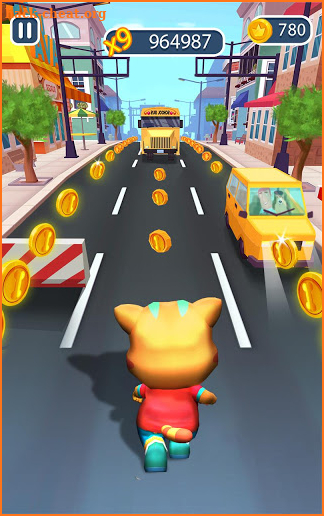 Cat Run New - Endless Running Game 3D screenshot