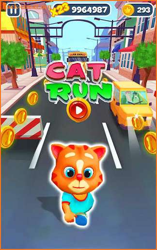 Cat Run New - Endless Running Game 3D screenshot