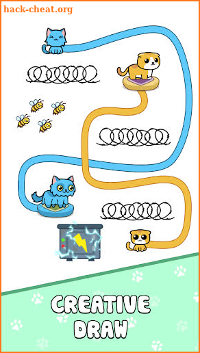 Cat Rush: Draw Puzzle Game screenshot