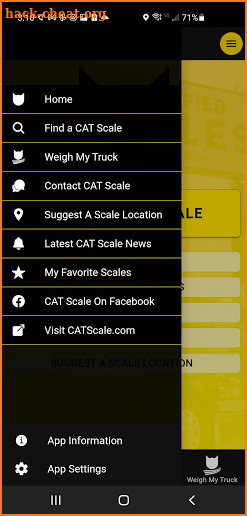 CAT Scale Locator screenshot