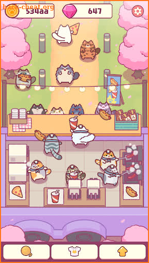 Cat Snack Bar screenshot