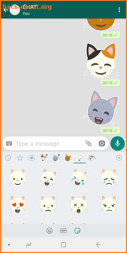 Cat Stickers WAStickerApps screenshot