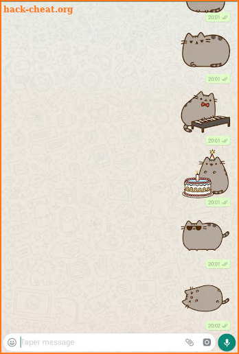 Cat WAStickerApps - Pusheen stickers Pack screenshot