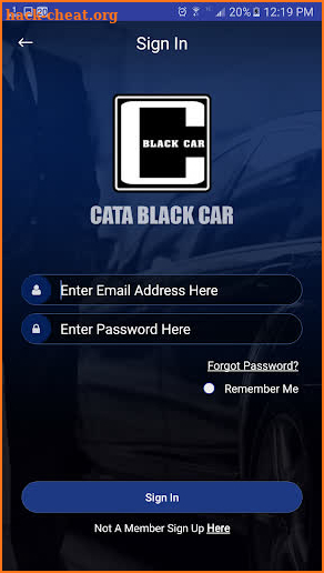 Cata Black Car screenshot