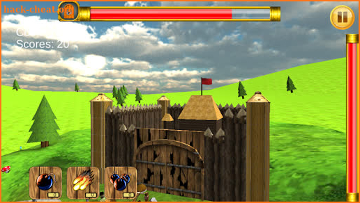 Catapult Attack 3D screenshot