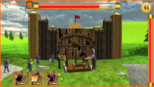 Catapult Attack 3D screenshot